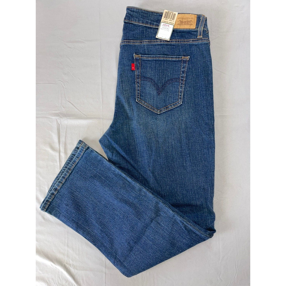 Levi's Vintage 512 Perfectly Shaping Boot Cut Stretch Denim Jeans. 22W, NWT! - Picture 2 of 9